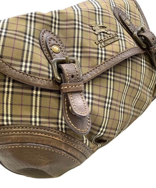 BURBERRY BLUE LABEL（バーバリー ブルー レーベル）BURBERRY BLUE LABEL (バーバリーロンドンブルーレーベル) ショルダーバッグ ブラウンの古着・服飾アイテム
