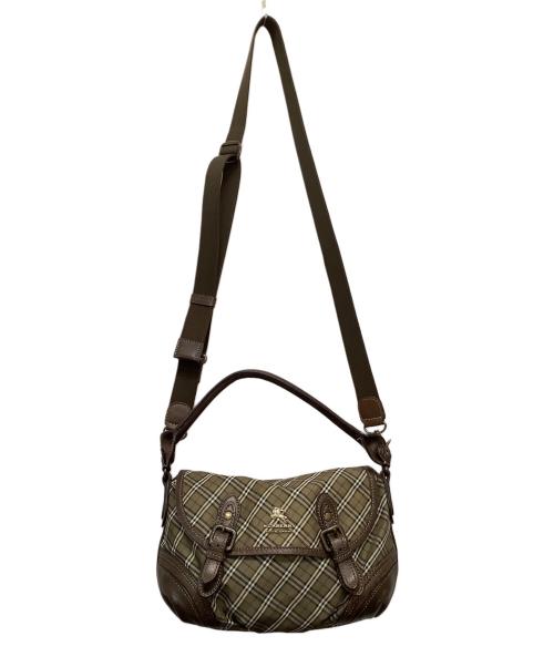 BURBERRY BLUE LABEL（バーバリー ブルー レーベル）BURBERRY BLUE LABEL (バーバリーロンドンブルーレーベル) ショルダーバッグ ブラウンの古着・服飾アイテム