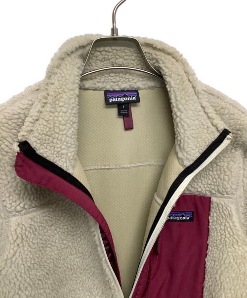 Patagonia（パタゴニア）Patagonia (パタゴニア) クラシック・レトロX・ジャケット ベージュ×レッド サイズ:Sの古着・服飾アイテム