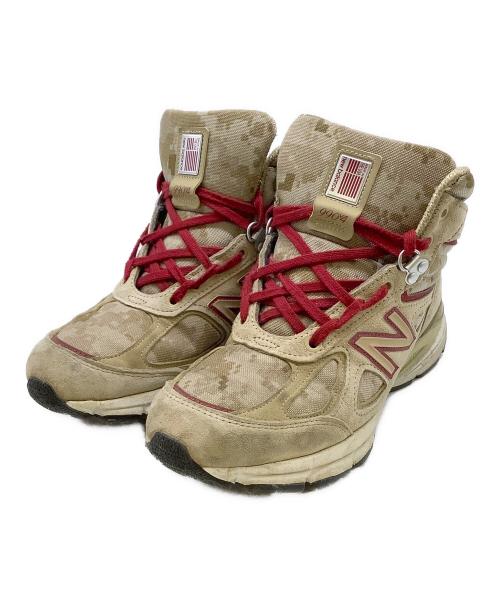 NEW BALANCE（ニューバランス）NEW BALANCE (ニューバランス) ハイカットスニーカー カーキ サイズ:25.5の古着・服飾アイテム