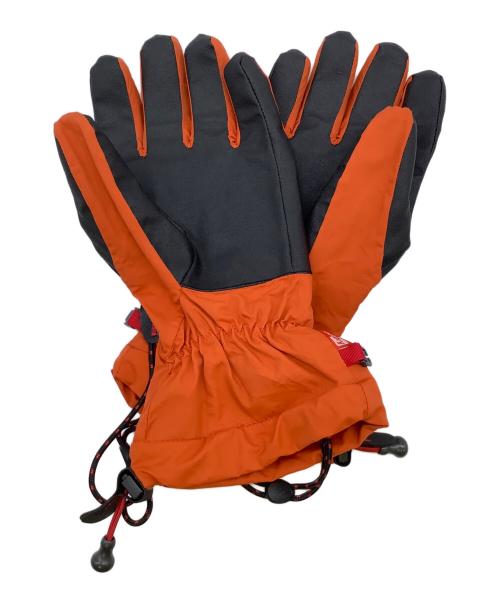 mont-bell（モンベル）mont-bell (モンベル) オーバーグローブ オレンジ×ブラック サイズ:Lの古着・服飾アイテム