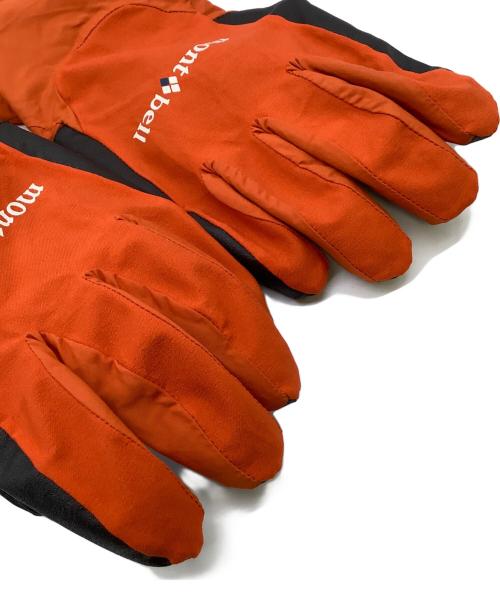 mont-bell（モンベル）mont-bell (モンベル) オーバーグローブ オレンジ×ブラック サイズ:Lの古着・服飾アイテム