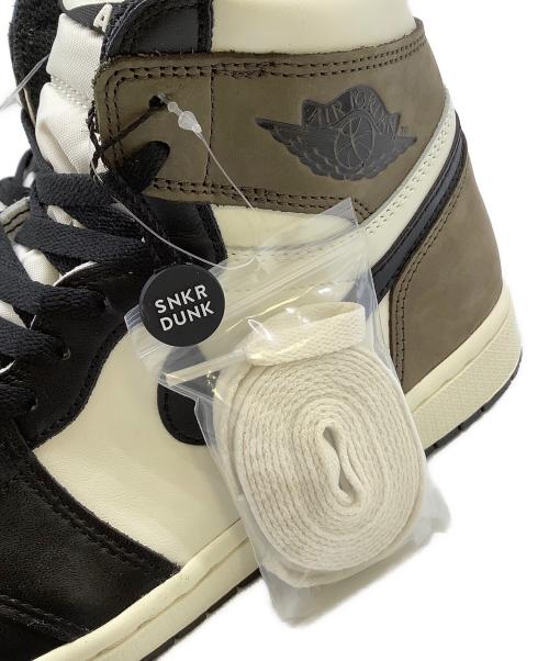 NIKE（ナイキ）NIKE (ナイキ) Jordan 1 High OG Sail ダークモカ×ブラック サイズ:27.5cmの古着・服飾アイテム