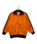 adidasアディダス）の古着「トラックジャケット」｜オレンジ