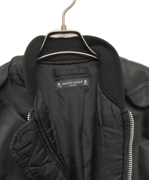 Mastermind JAPAN（マスターマインド ジャパン）Mastermind JAPAN (マスターマインド ジャパン) ALPHA (アルファ) MA-1ジャケット ブラック サイズ:Sの古着・服飾アイテム