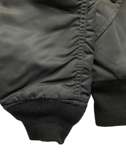 Mastermind JAPAN（マスターマインド ジャパン）Mastermind JAPAN (マスターマインド ジャパン) ALPHA (アルファ) MA-1ジャケット ブラック サイズ:Sの古着・服飾アイテム