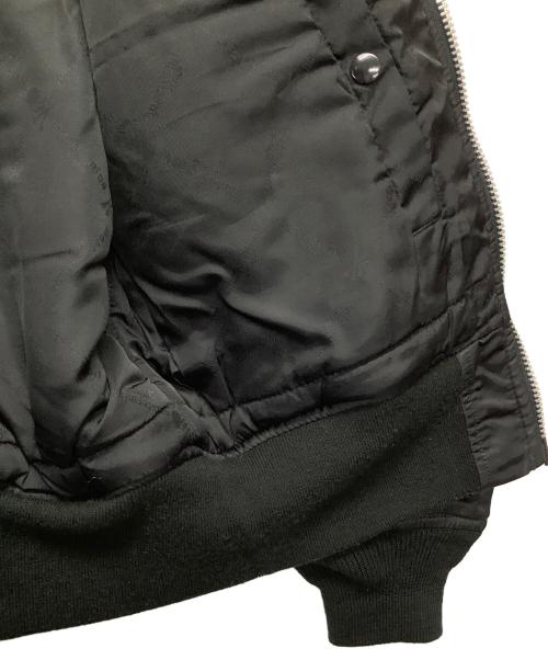 Mastermind JAPAN（マスターマインド ジャパン）Mastermind JAPAN (マスターマインド ジャパン) ALPHA (アルファ) MA-1ジャケット ブラック サイズ:Sの古着・服飾アイテム