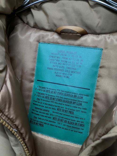 HOUSTON（ヒューストン）HOUSTON (ヒューストン) LEVEL7 JACKET ブラウン サイズ:Lの古着・服飾アイテム