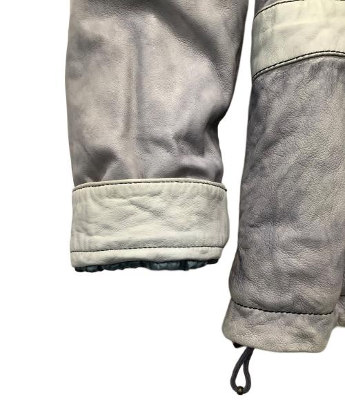 NAPAPIJRI（ナパピリ）NAPAPIJRI (ナパピリ) ダウンジャケット グレー×ブルー サイズ:40の古着・服飾アイテム