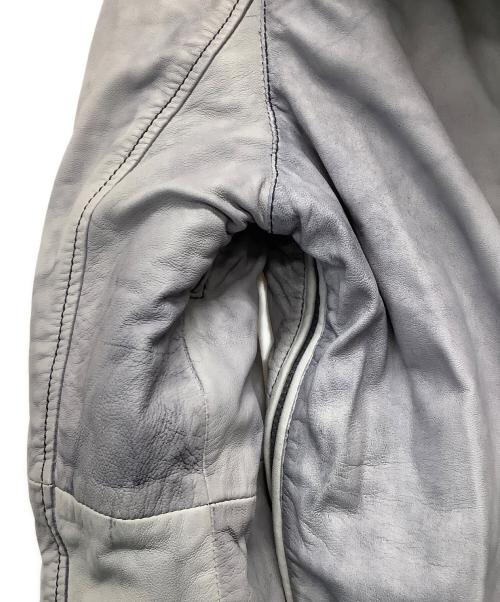 NAPAPIJRI（ナパピリ）NAPAPIJRI (ナパピリ) ダウンジャケット グレー×ブルー サイズ:40の古着・服飾アイテム