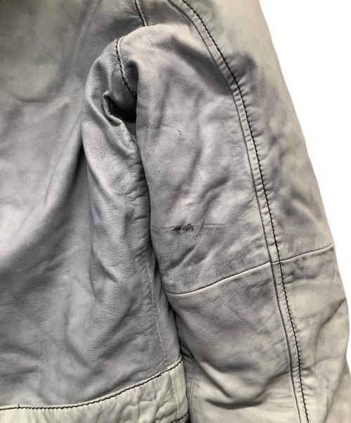 NAPAPIJRI（ナパピリ）NAPAPIJRI (ナパピリ) ダウンジャケット グレー×ブルー サイズ:40の古着・服飾アイテム