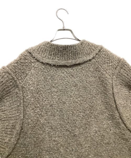 Curensology（カレンソロジー）Curensology (カレンソロジー) ツイーディヤーンニットベスト ベージュ サイズ:Fの古着・服飾アイテム