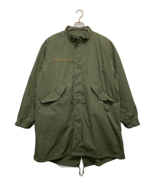 ALPHA（アルファ）ALPHA (アルファ) ライナー付ミリタリーコート　M−65 カーキ サイズ:Mの古着・服飾アイテム