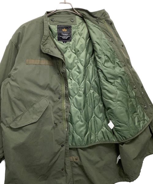 ALPHA（アルファ）ALPHA (アルファ) ライナー付ミリタリーコート　M−65 カーキ サイズ:Mの古着・服飾アイテム