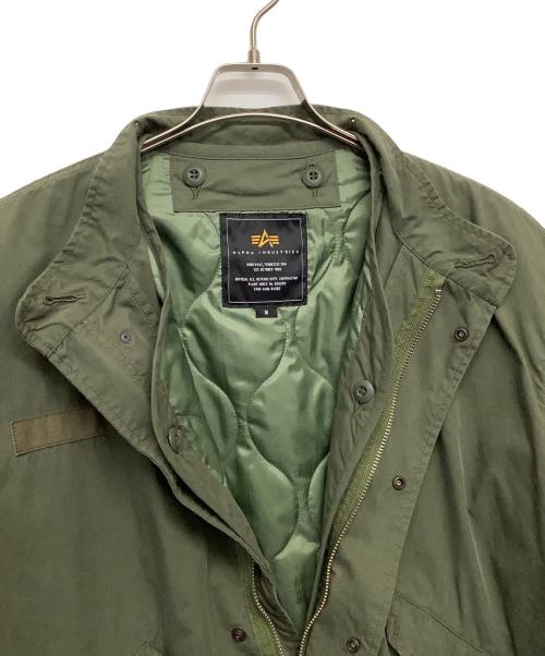 ALPHA（アルファ）ALPHA (アルファ) ライナー付ミリタリーコート　M−65 カーキ サイズ:Mの古着・服飾アイテム