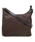 GUCCIグッチ）の古着「ショルダーバッグ　GUCCI」｜ブラウン