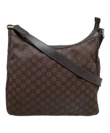 GUCCI（グッチ）の古着「ショルダーバッグ　GUCCI」｜ブラウン