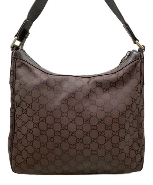 GUCCI（グッチ）GUCCI (グッチ) ショルダーバッグ　GUCCI ブラウンの古着・服飾アイテム
