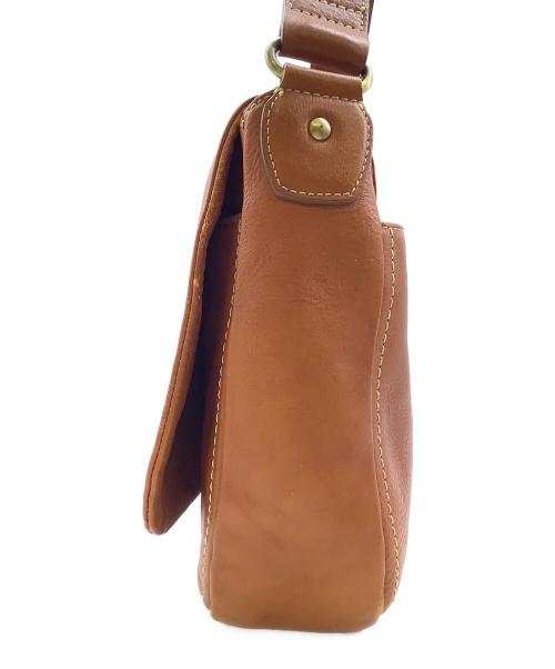 土屋鞄（ツチヤカバン）土屋鞄 (ツチヤカバン) レザーショルダーバッグ ブラウンの古着・服飾アイテム