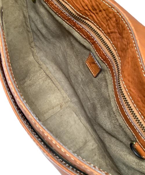 土屋鞄（ツチヤカバン）土屋鞄 (ツチヤカバン) レザーショルダーバッグ ブラウンの古着・服飾アイテム