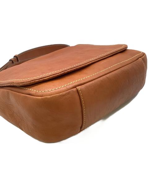 土屋鞄（ツチヤカバン）土屋鞄 (ツチヤカバン) レザーショルダーバッグ ブラウンの古着・服飾アイテム