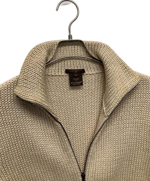 LOUIS VUITTON（ルイ ヴィトン）LOUIS VUITTON (ルイ ヴィトン) ドライバーズニット ベージュ サイズ:Mの古着・服飾アイテム
