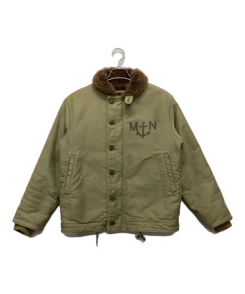 COULANGE MAYENNE（クランジェマイエンヌ）COULANGE MAYENNE (クランジェマイエンヌ) Ｎ-1デッキジャケット オリーブ サイズ:Sの古着・服飾アイテム