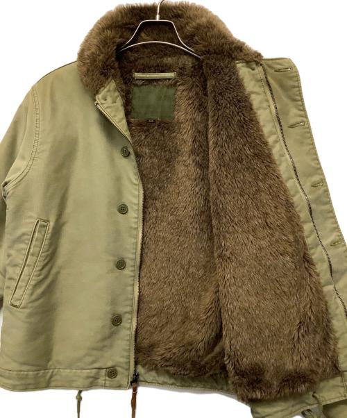 COULANGE MAYENNE（クランジェマイエンヌ）COULANGE MAYENNE (クランジェマイエンヌ) Ｎ-1デッキジャケット オリーブ サイズ:Sの古着・服飾アイテム