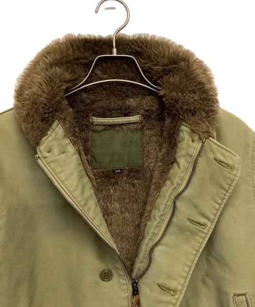 COULANGE MAYENNE（クランジェマイエンヌ）COULANGE MAYENNE (クランジェマイエンヌ) Ｎ-1デッキジャケット オリーブ サイズ:Sの古着・服飾アイテム