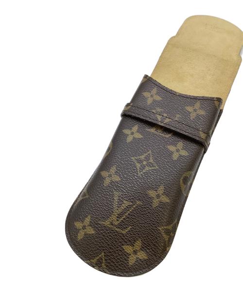 LOUIS VUITTON（ルイ ヴィトン）LOUIS VUITTON (ルイ ヴィトン) エテュイ リュネット・ラバ　メガネケース ブラウンの古着・服飾アイテム