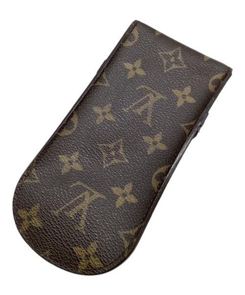 LOUIS VUITTON（ルイ ヴィトン）LOUIS VUITTON (ルイ ヴィトン) エテュイ リュネット・ラバ　メガネケース ブラウンの古着・服飾アイテム