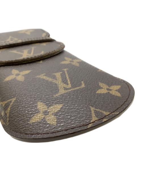 LOUIS VUITTON（ルイ ヴィトン）LOUIS VUITTON (ルイ ヴィトン) エテュイ リュネット・ラバ　メガネケース ブラウンの古着・服飾アイテム