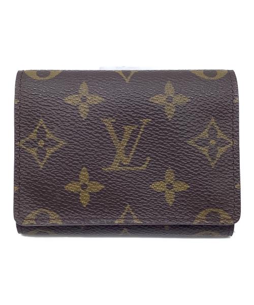 LOUIS VUITTON（ルイ ヴィトン）LOUIS VUITTON (ルイ ヴィトン) アンヴェロップ・カルト・ドゥ・ヴィジット ブラウンの古着・服飾アイテム