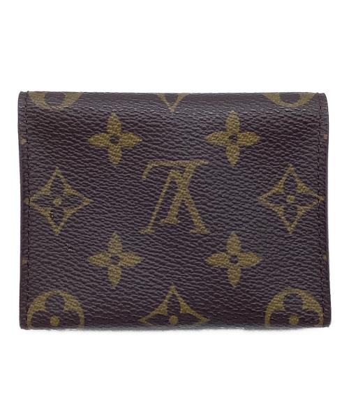LOUIS VUITTON（ルイ ヴィトン）LOUIS VUITTON (ルイ ヴィトン) アンヴェロップ・カルト・ドゥ・ヴィジット ブラウンの古着・服飾アイテム