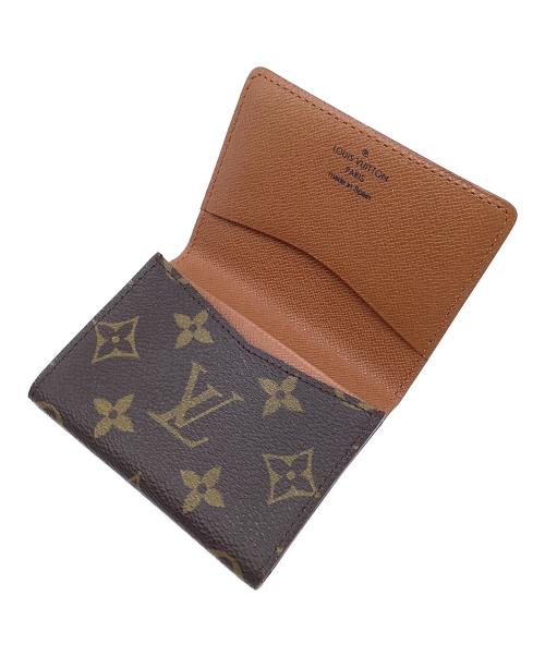 LOUIS VUITTON（ルイ ヴィトン）LOUIS VUITTON (ルイ ヴィトン) アンヴェロップ・カルト・ドゥ・ヴィジット ブラウンの古着・服飾アイテム