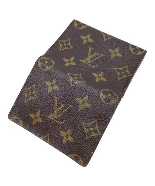 LOUIS VUITTON（ルイ ヴィトン）LOUIS VUITTON (ルイ ヴィトン) アンヴェロップ・カルト・ドゥ・ヴィジット ブラウンの古着・服飾アイテム