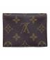 LOUIS VUITTON (ルイ ヴィトン) アンヴェロップ・カルト・ドゥ・ヴィジット ブラウン：17000円