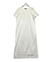 DIESEL（ディーゼル）の古着「カットソーワンピース」｜ホワイト