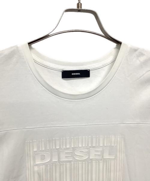 DIESEL（ディーゼル）DIESEL (ディーゼル) カットソーワンピース ホワイト サイズ:Sの古着・服飾アイテム
