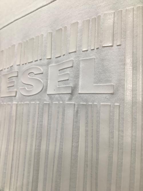 DIESEL（ディーゼル）DIESEL (ディーゼル) カットソーワンピース ホワイト サイズ:Sの古着・服飾アイテム
