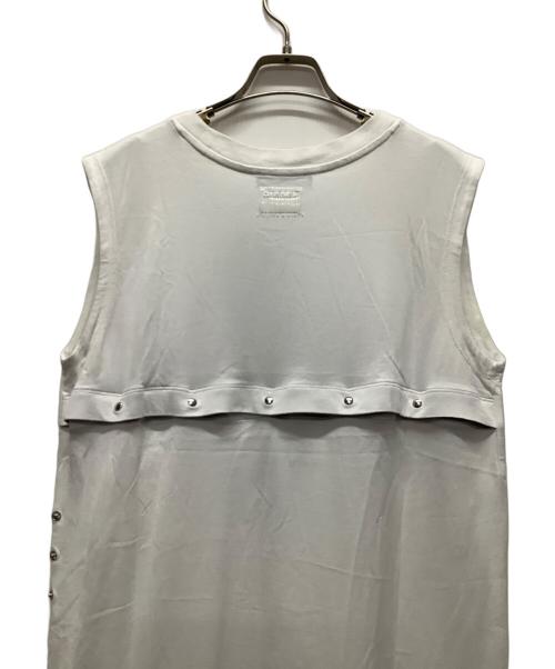 DIESEL（ディーゼル）DIESEL (ディーゼル) ノースリーブワンピース ホワイト サイズ:Sサイズの古着・服飾アイテム