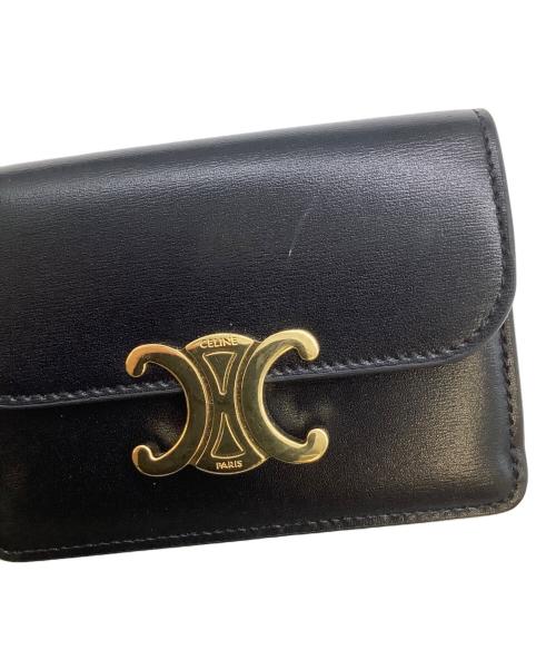 CELINE（セリーヌ）CELINE (セリーヌ) カードホルダー ブラックの古着・服飾アイテム