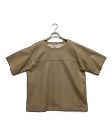 provoke（プロヴォーク）の古着「フェイクレザーＴシャツ」｜ベージュ