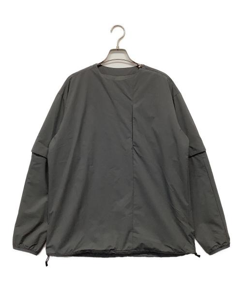 Snow peak（スノーピーク）Snow peak (スノーピーク) 長袖カットソー グレー サイズ:Mの古着・服飾アイテム