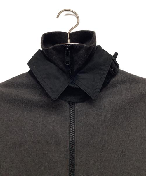 sacai（サカイ）sacai (サカイ) ジップアップジャケット ブラウン×ブラック サイズ:Sの古着・服飾アイテム