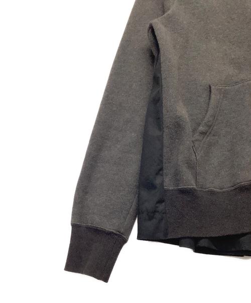 sacai（サカイ）sacai (サカイ) ジップアップジャケット ブラウン×ブラック サイズ:Sの古着・服飾アイテム