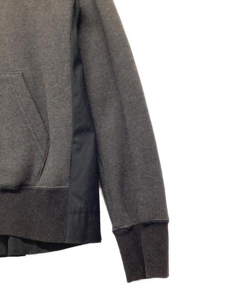 sacai（サカイ）sacai (サカイ) ジップアップジャケット ブラウン×ブラック サイズ:Sの古着・服飾アイテム