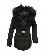 GYDAジェイダ）の古着「ベルト付きロングダウンコート」｜ブラック