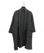 DoCLASSEドゥクラッセ）の古着「ライトピュアウール ・ショールロングコート」｜ライトグレー