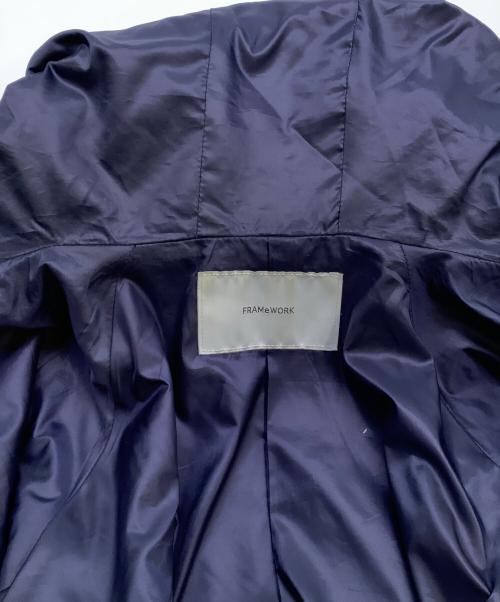 FRAMeWORK（フレームワーク）FRAMeWORK (フレームワーク) ダウンベスト付マウンテンパーカー ネイビー×ブルー サイズ:Fの古着・服飾アイテム